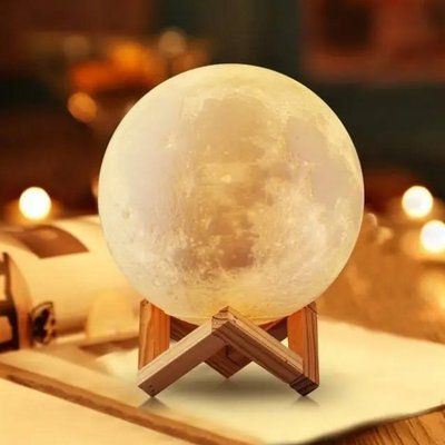 Лампа Луна 3D Moon Lamp Настольный светильник луна Magic 3D Moon Light 657875 фото